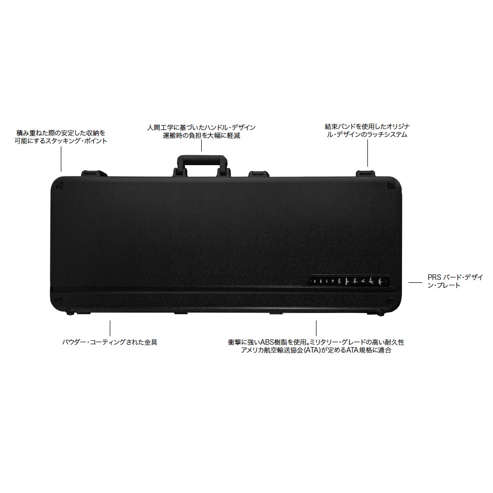 PRS ATA Hardshell Multi-Fit Molded Cases, D2��Design 2�˥ϡ��ɥ�������Paul Reed Smith Guitar/�ݡ���꡼�ɥ��ߥ���