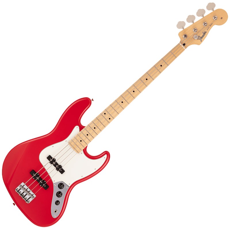 Fender Made in Japan Hybrid II Jazz Bass, Maple Fingerboard, Modena RedڥեJAPAN