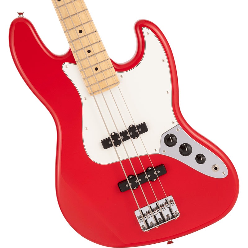 Fender Made in Japan Hybrid II Jazz Bass, Maple Fingerboard, Modena RedڥեJAPAN