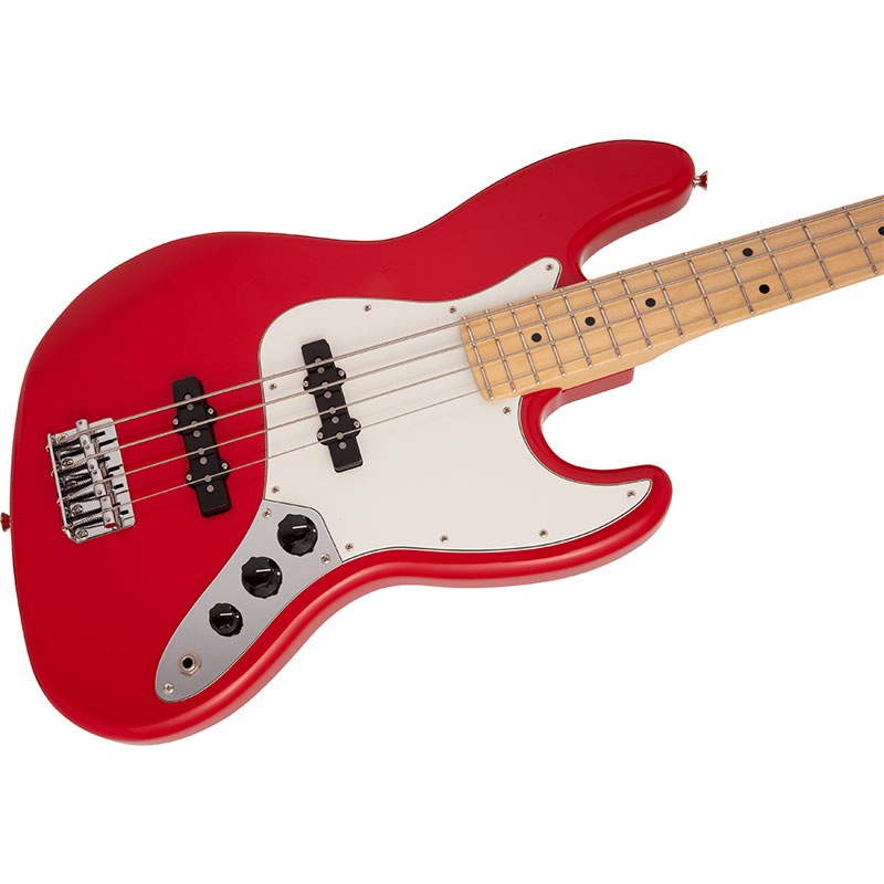 Fender Made in Japan Hybrid II Jazz Bass, Maple Fingerboard, Modena RedҥեJAPAN