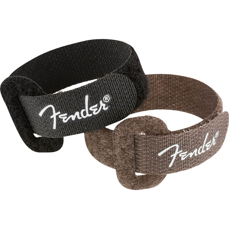 Fender Cable Ties 7" Black and Brown �����֥륿���ҥե��������