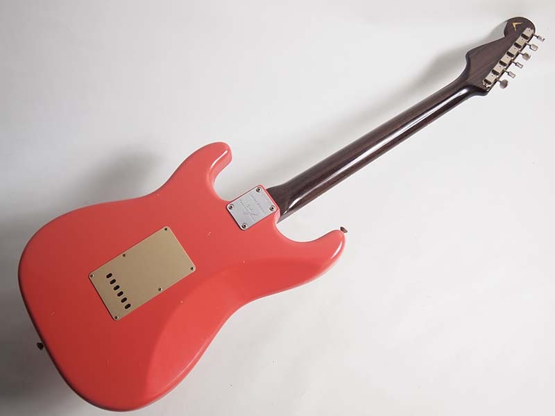 Fender Custom Shop/Limited Edition '50s Stratocaster Rosewood Neck Journeyman Relic Faded Fiesta Red�ڥե��������