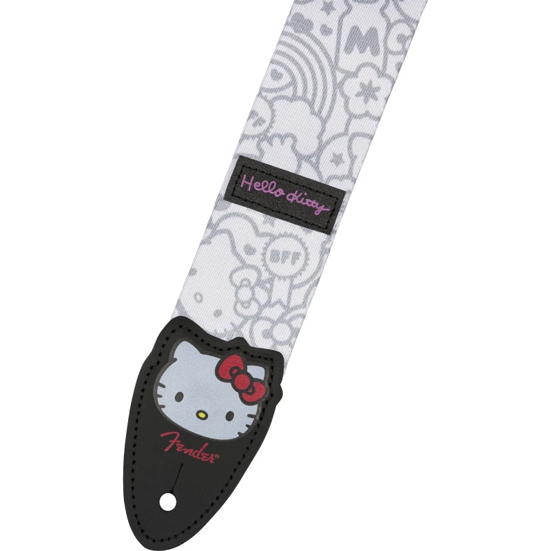 Fender x Hello Kitty White Poly Strap, 2