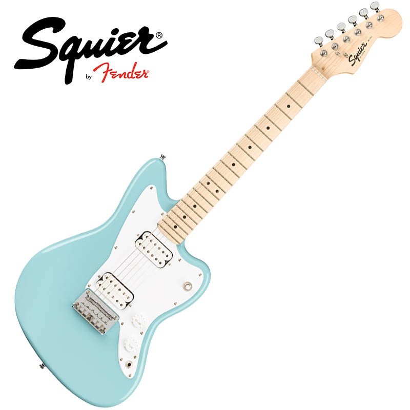 Squier by Fender Mini Jazzmaster HH Daphne Blue �ߥ˥��㥺�ޥ������ҥ����磻�䡼 �ե��������