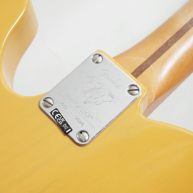 Fender 75th Anniversary Vintera Road Worn 1951 Telecaster, Maple Fingerboard, Butterscotch Blonde �ե������ �ƥ쥭�㥹����