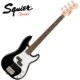 Squier by Fender Mini P Bass, Laurel Fingerboard, Black�ڥ����磻�� �ե��������