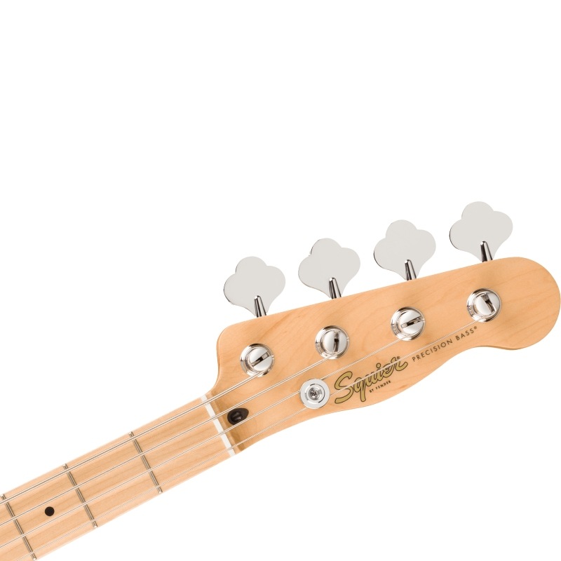 Squier by Fender Paranormal Precision Bass Thinline SJ, Maple Fingerboard, Parchment Pickguard, Vintage White ����饤��١��� �����磻�� �ե������