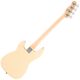 Squier by Fender Paranormal Precision Bass Thinline SJ, Maple Fingerboard, Parchment Pickguard, Vintage White ����饤��١��� �����磻�� �ե������