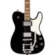 Squier by Fender Paranormal Troublemaker Telecaster Deluxe Bigsby���, Laurel Fingerboard, Parchment Pickguard, Black �����磻�� �ե������