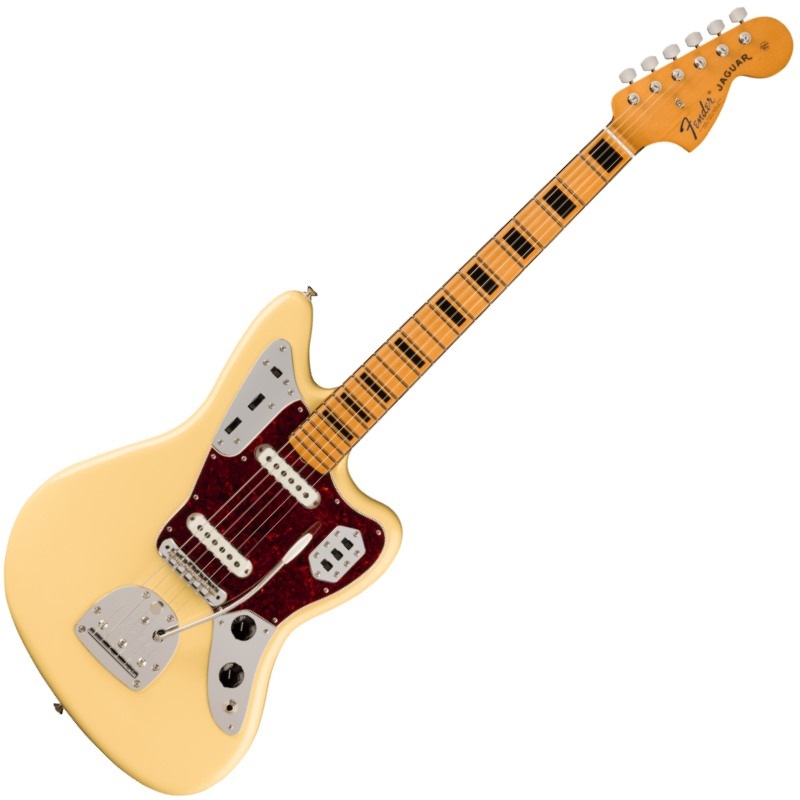 Fender Vintera II '70s Jaguar, Maple Fingerboard, Vintage Whiteҥե㥬