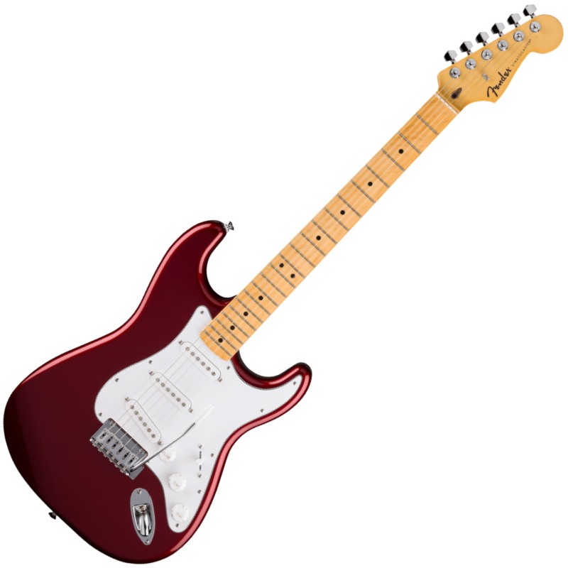 Fender Standard Stratocaster, Maple Fingerboard, White Pickguard, Candy Cola�ҥե���������ȥ�ȥ��㥹������