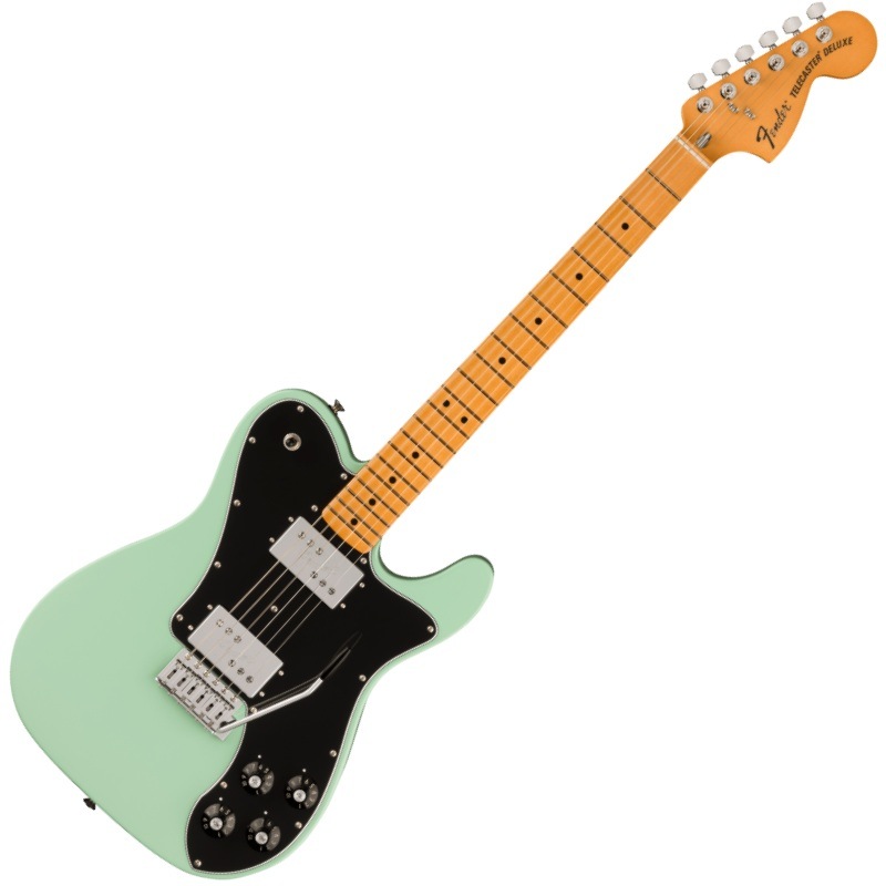 Fender Vintera II '70s Telecaster Deluxe with Tremolo, Maple Fingerboard, Surf Greenҥե ƥ쥭㥹