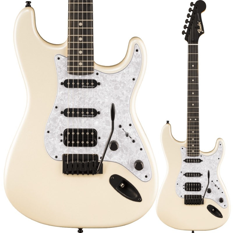 Fender Limited Edition Player Fusion Stratocaster HSS, Ebony Fingerboard, Olympic Pearl �ե������ ���ȥ�ȥ��㥹����