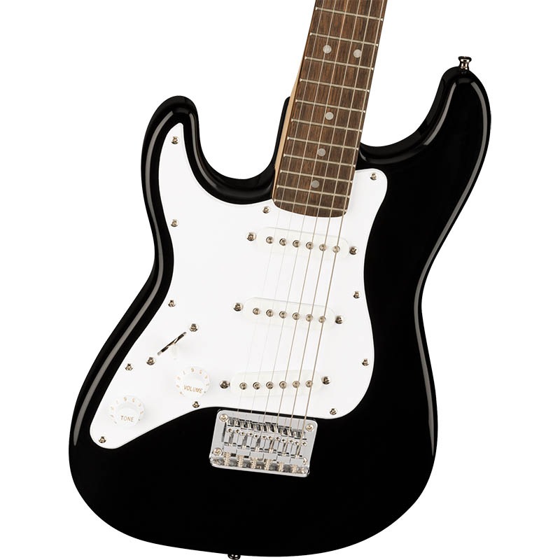 Squier by Fender Mini Stratocaster Left-Handed, Laurel Fingerboard, Black�ڥ����磻�� �ե��������