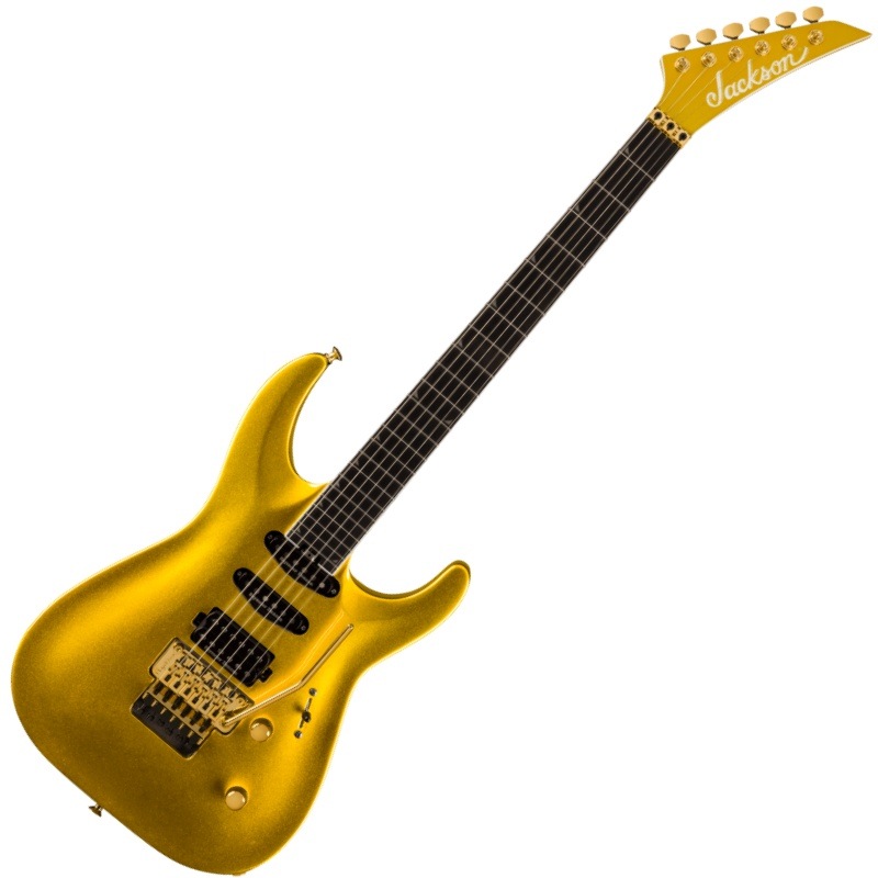 Jackson Pro Plus Series Soloist SLA3, Ebony Fingerboard, Gold 