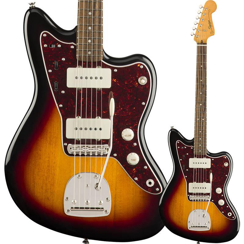 Squier by Fender Classic Vibe '60s Jazzmaster, Laurel Fingerboard, 3-Color Sunburst�ڥ����磻�� �ե���������㥺�ޥ�������