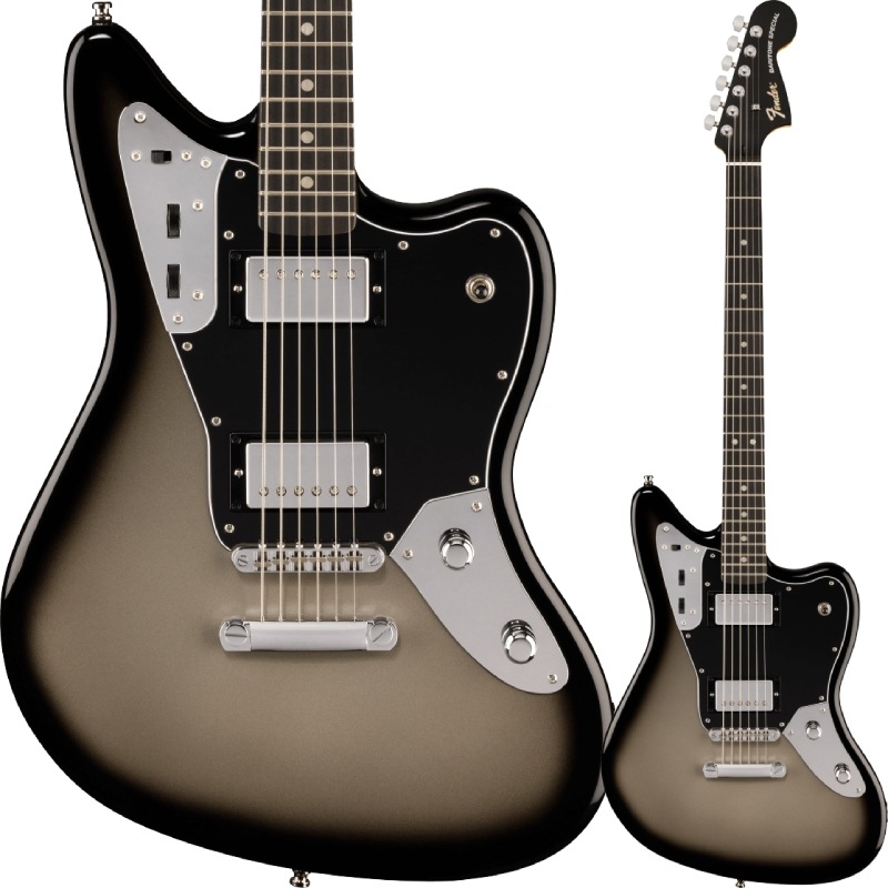 Fender Limited Edition Player Fusion Jaguar Baritone, Ebony
