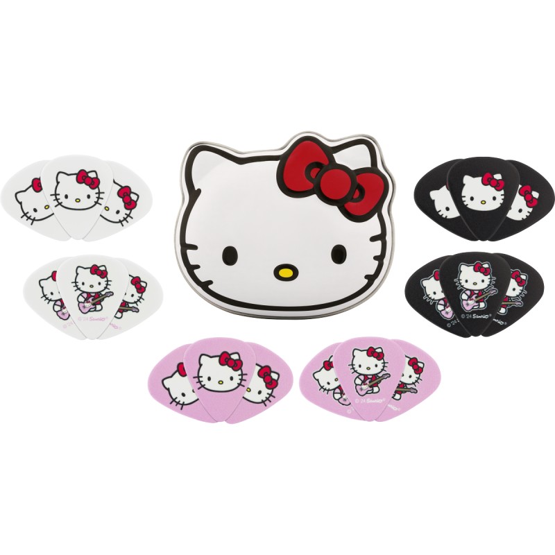 Fender x Hello Kitty 18 Pack Pick Tin, Medium �ϥ������ƥ����쥯�������ԥå��̡ҥե��������