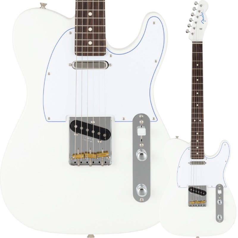 Fender Made in Japan Limited Hybrid II Telecaster, Blanc, Rosewood Fingerboard, White�ҥե��������
