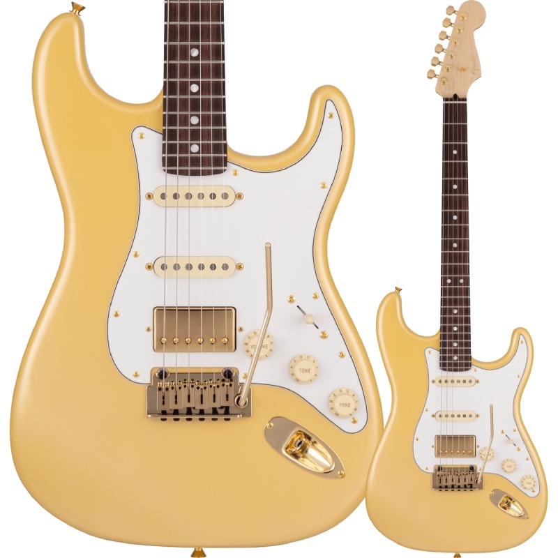 Fender Erino Yumiki Stratocaster, Rosewood Fingerboard, Yellow