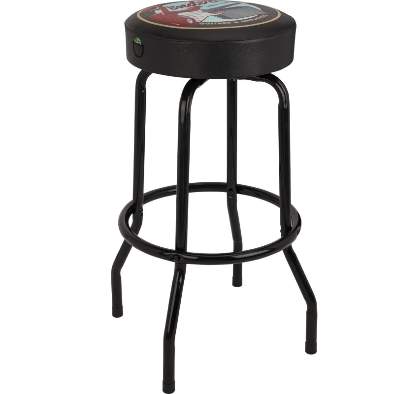 FENDER Guitars & Amps Pick Pouch Barstool, Black/Black, 30"�ҥե��������