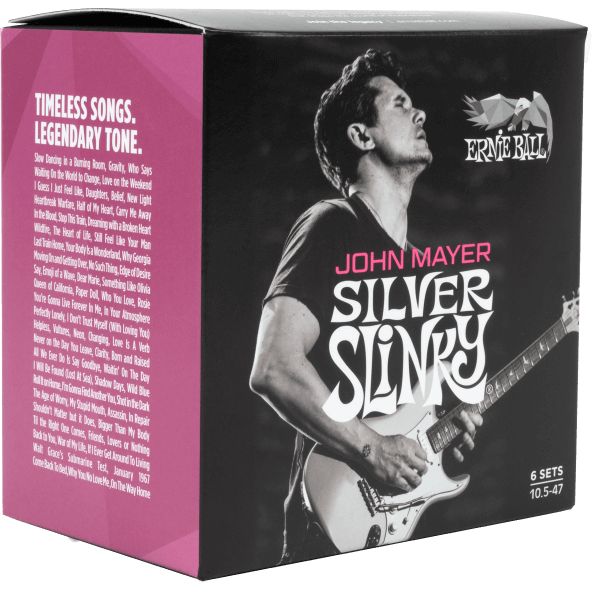 ERNIE BALL 3817 󡦥ᥤ䡼 Silver Slinky ֥ޥBOX 6ѥå John Mayerҥˡܡ