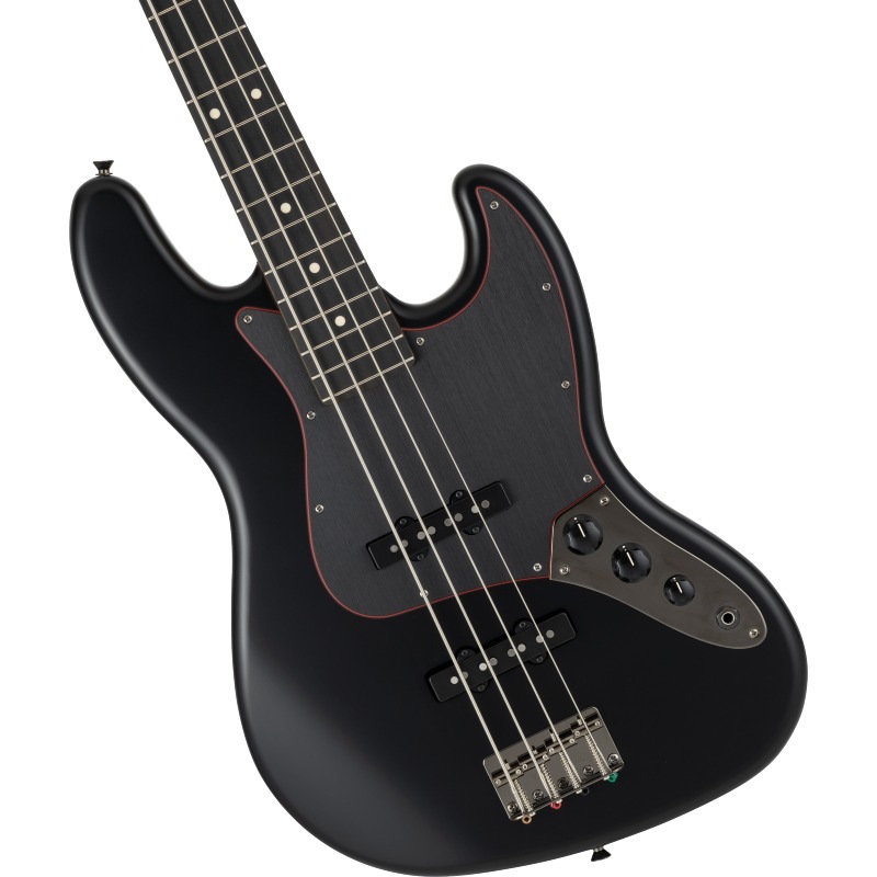 Fender Made in Japan Limited Hybrid II Jazz Bass, Noir, Rosewood Fingerboard, Black�ҥե��������