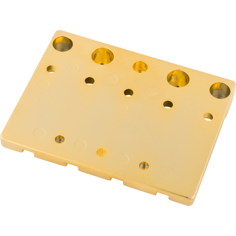 Fender HiMass 4-String Bass Bridge Assembly With Zinc Saddles, Gold�ҥե��������
