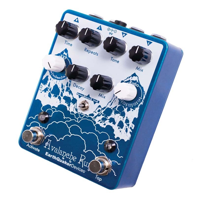 Avalanche Run EarthQuaker Devices エフェクター Avalanche Run タップテンポ付きステレオディレイ&リバーブ
