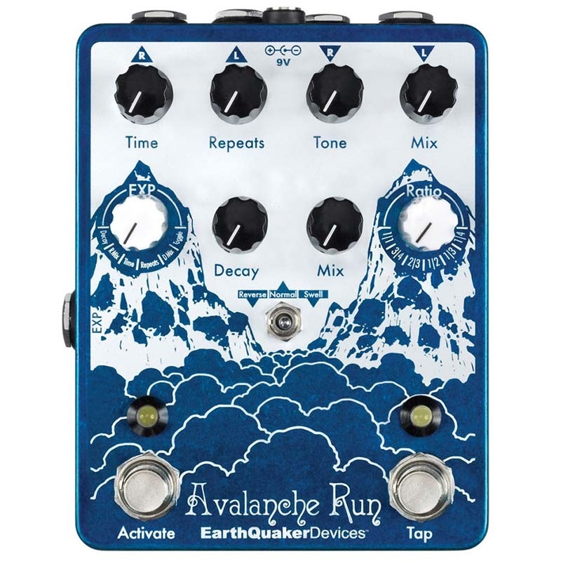Earthquaker Devices Avalanche Run(���Х��� ���) Stereo Delay & Reverb ���ƥ쥪��С��֡��ǥ��쥤 �ڥ����������������ǥХ�������