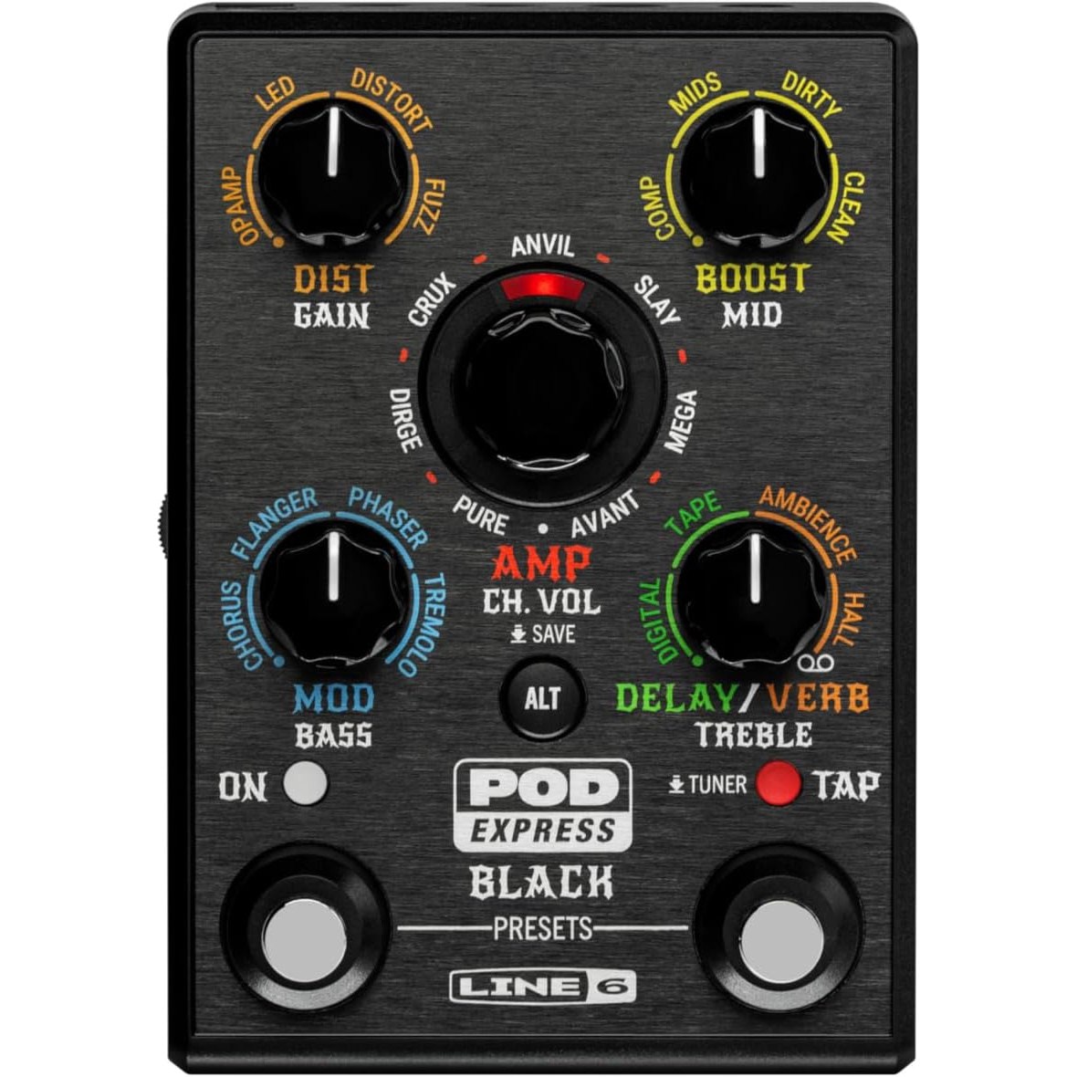 Line6 POD Express Black �ޥ�����ե��������ҥ饤�󥷥å�����