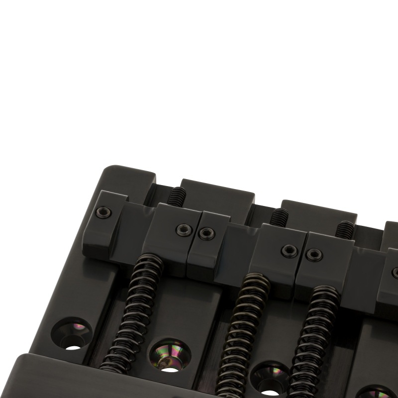 Fender HiMass 4-String Bass Bridge Assembly With Brass Saddles, Black�ҥե��������