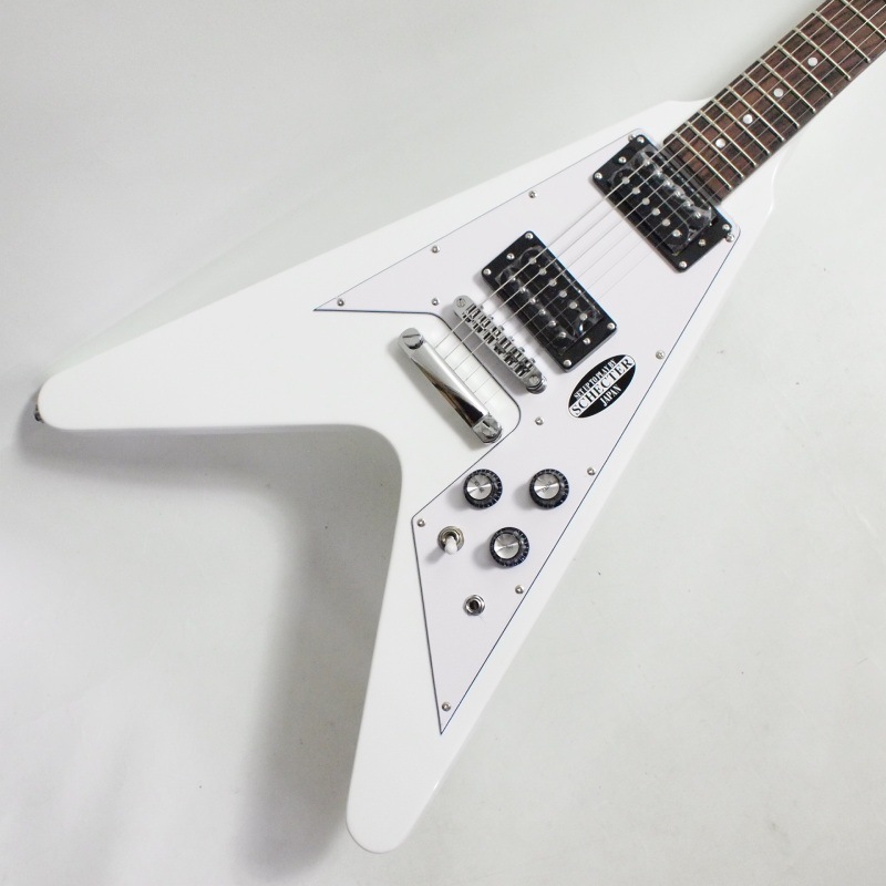 SCHECTER OL-FV WHT FVスタイル エレキギター〈シェクター