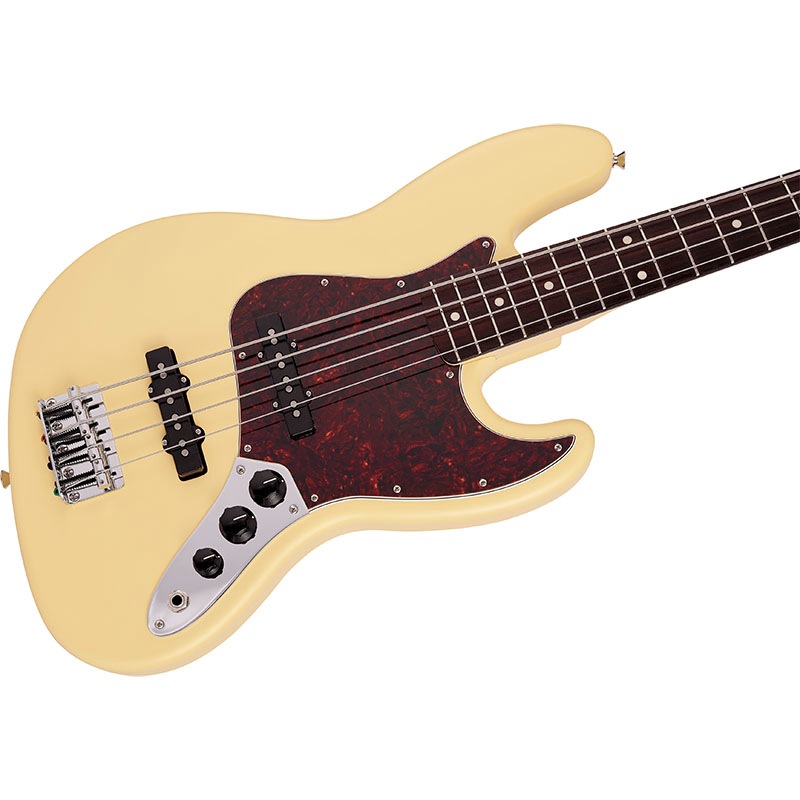 Fender Made in Japan Junior Collection Jazz Bass, Rosewood Fingerboard, Satin Vintage White ����˥������㥺�١����ҥե����������ѥ��
