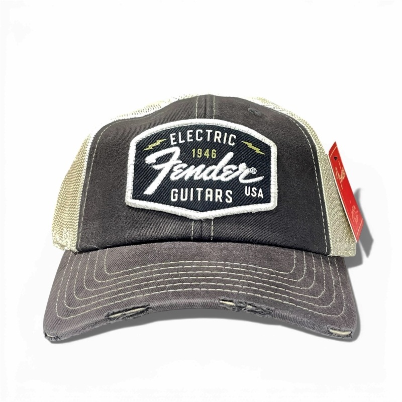 Fender Transition Logo Patch Hat, Black/Stone One Size �������� ����å� �ե������