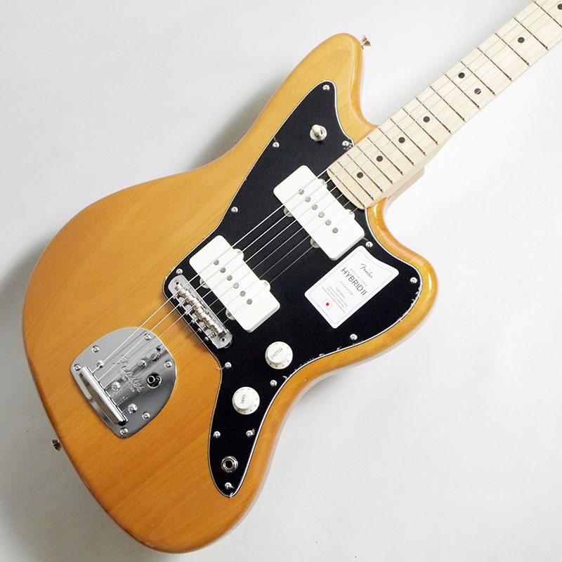Fender Made in Japan Hybrid II Jazzmaster, Maple Fingerboard, Vintage Natural�ڥե������JAPAN��