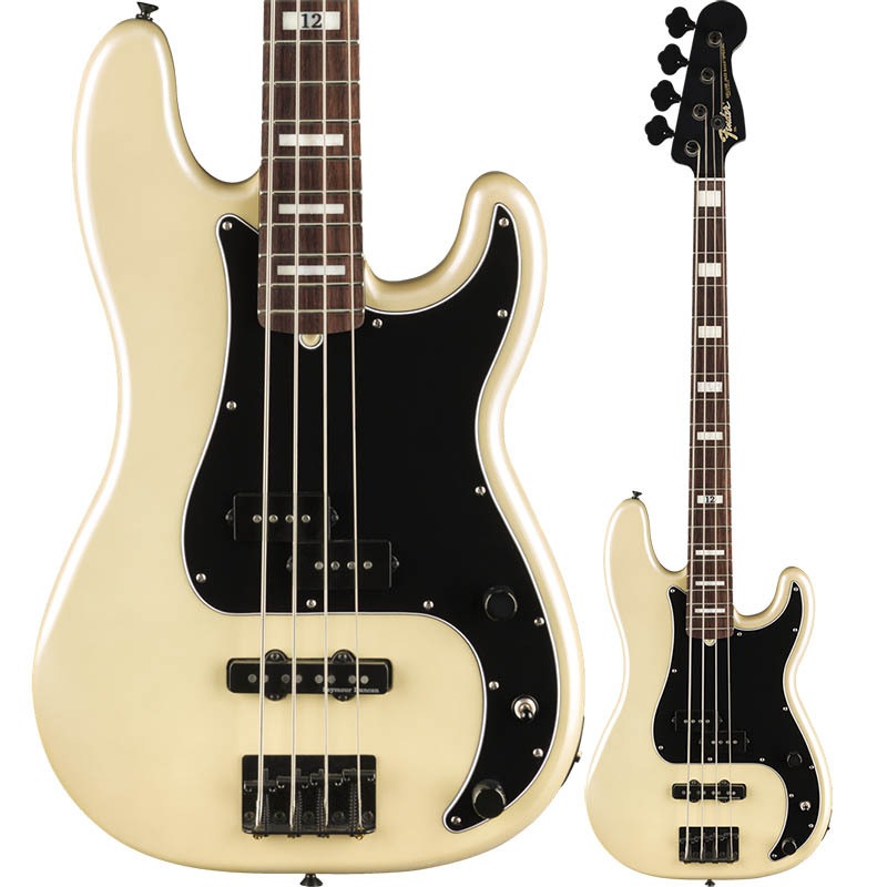 Fender Duff McKagan Deluxe Precision Bass White Pearl【フェンダー