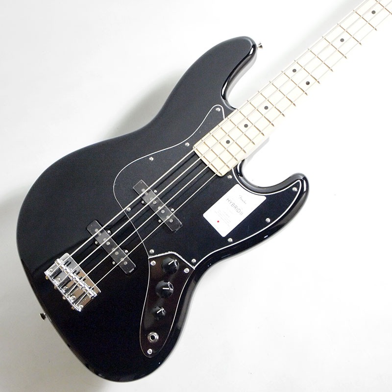 Fender Made in Japan Hybrid II Jazz Bass, Maple Fingerboard, BlackҥեJAPAN