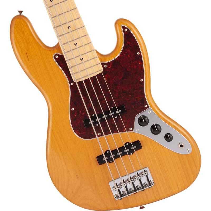 Fender Made in Japan Hybrid II Jazz Bass V, Maple Fingerboard, Vintage Natural�ڥե������5���١�����