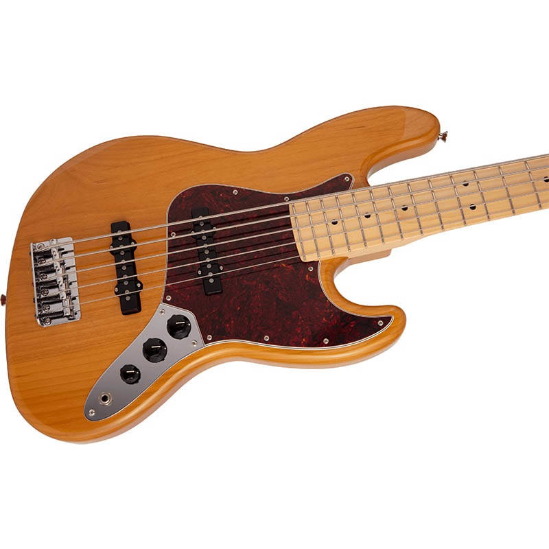 Fender Made in Japan Hybrid II Jazz Bass V, Maple Fingerboard, Vintage Natural�ڥե������5���١�����