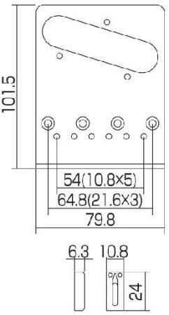 GOTOH Guitar BRIDGE GTC201 Cosmo Black�ҥ��ȡ���