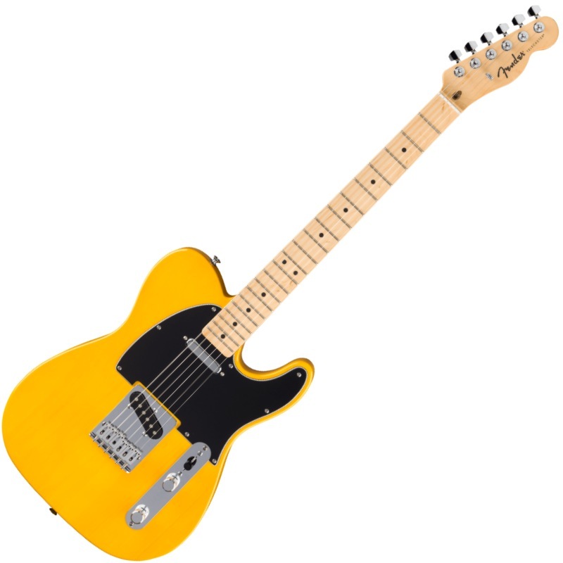 Fender Standard Telecaster, Maple Fingerboard, Black Pickguard, Butterscotch Blonde�ҥե�������ƥ쥭�㥹������