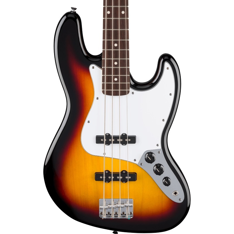 Fender Standard Jazz Bass, Laurel Fingerboard, White Pickguard, 3-Color Sunburst�ҥե���������㥺�١�����
