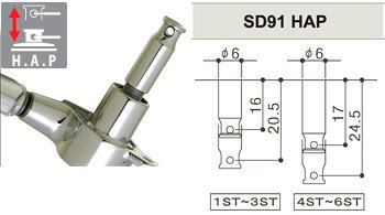 GOTOH Guitar MACHINE HEAD SD91-H.A.P-05M-N-L6 �˥å���ҥ��ȡ���