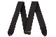 Fender/���ȥ�å� Cotton/Leather Strap, Black�ڥե��������