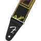 Fender Weighless 2" Monogrammed Strap, Black/Yellow/Brown ���������ȥ�åסҥե��������