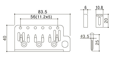 GOTOH Guitar Tremoro Units 510T-FE2 Chrome�ҥ��ȡ���
