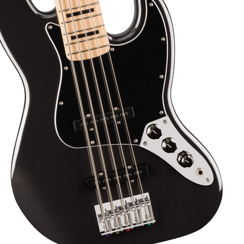 Squier by Fender Affinity Series Active Jazz Bass V Black Metallic 5�����㥺�١����ҥ����磻�䡼 �ե��������