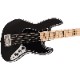 Squier by Fender Affinity Series Active Jazz Bass V Black Metallic 5�����㥺�١����ҥ����磻�䡼 �ե��������