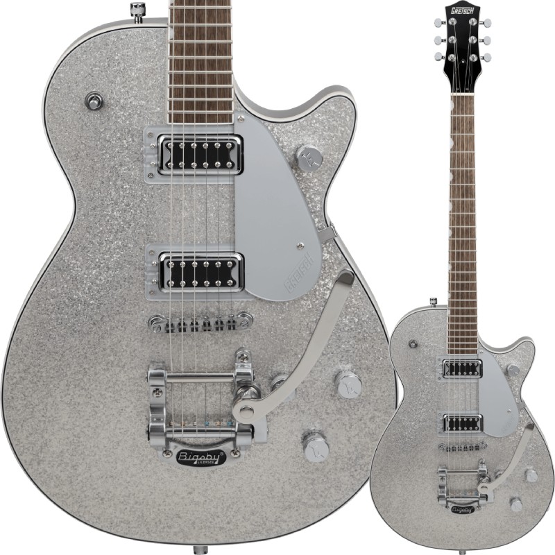 Gretsch G5230T Electromatic Sparkle Jet FT Single-Cut with Bigsby, Laurel Fingerboard, Silver Sparkle ҥå
